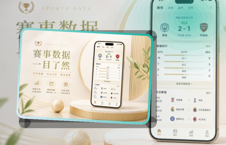 九游会 App细节设计,赛程比分更好找 页面展示